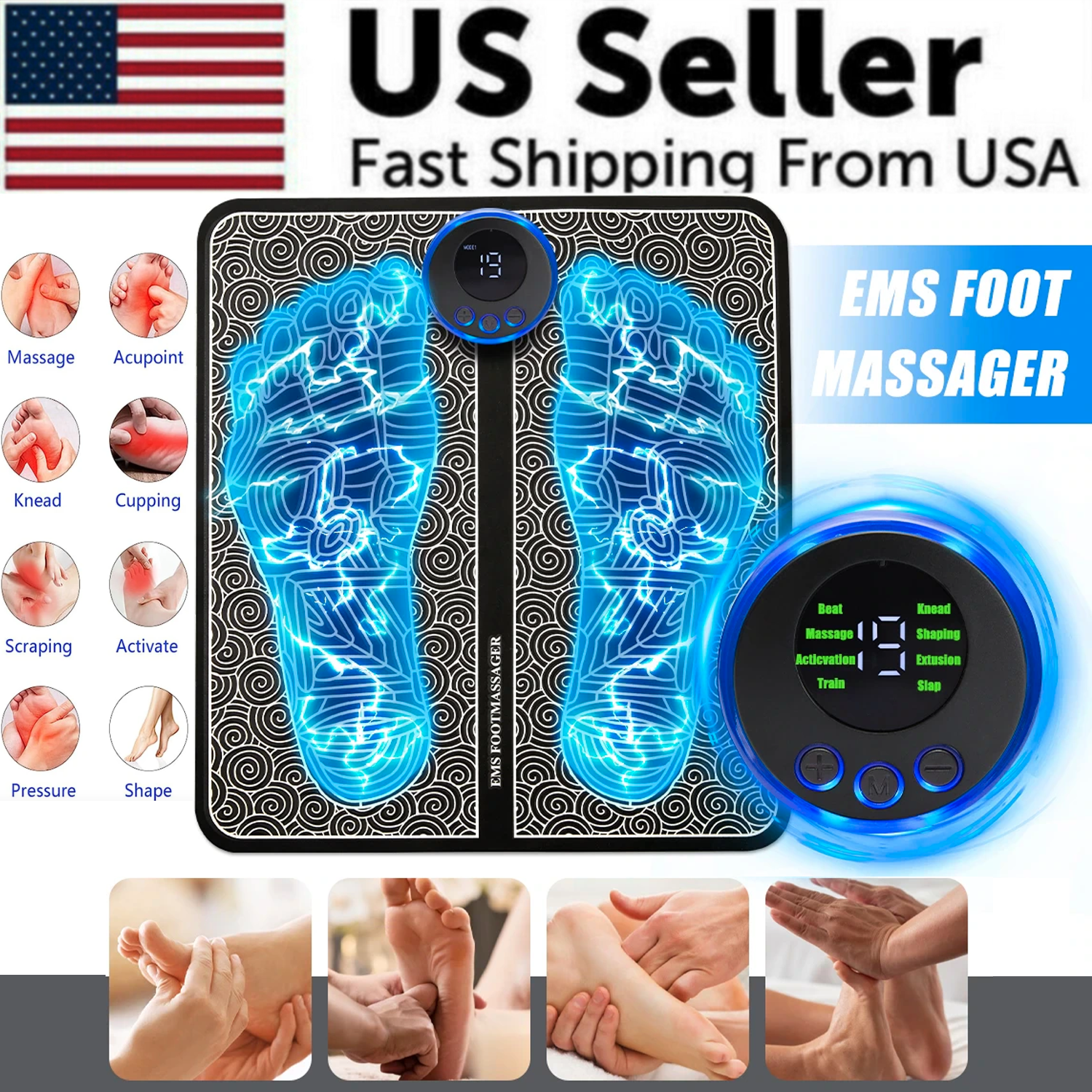 EMS Foot & Leg Relaxation Massager