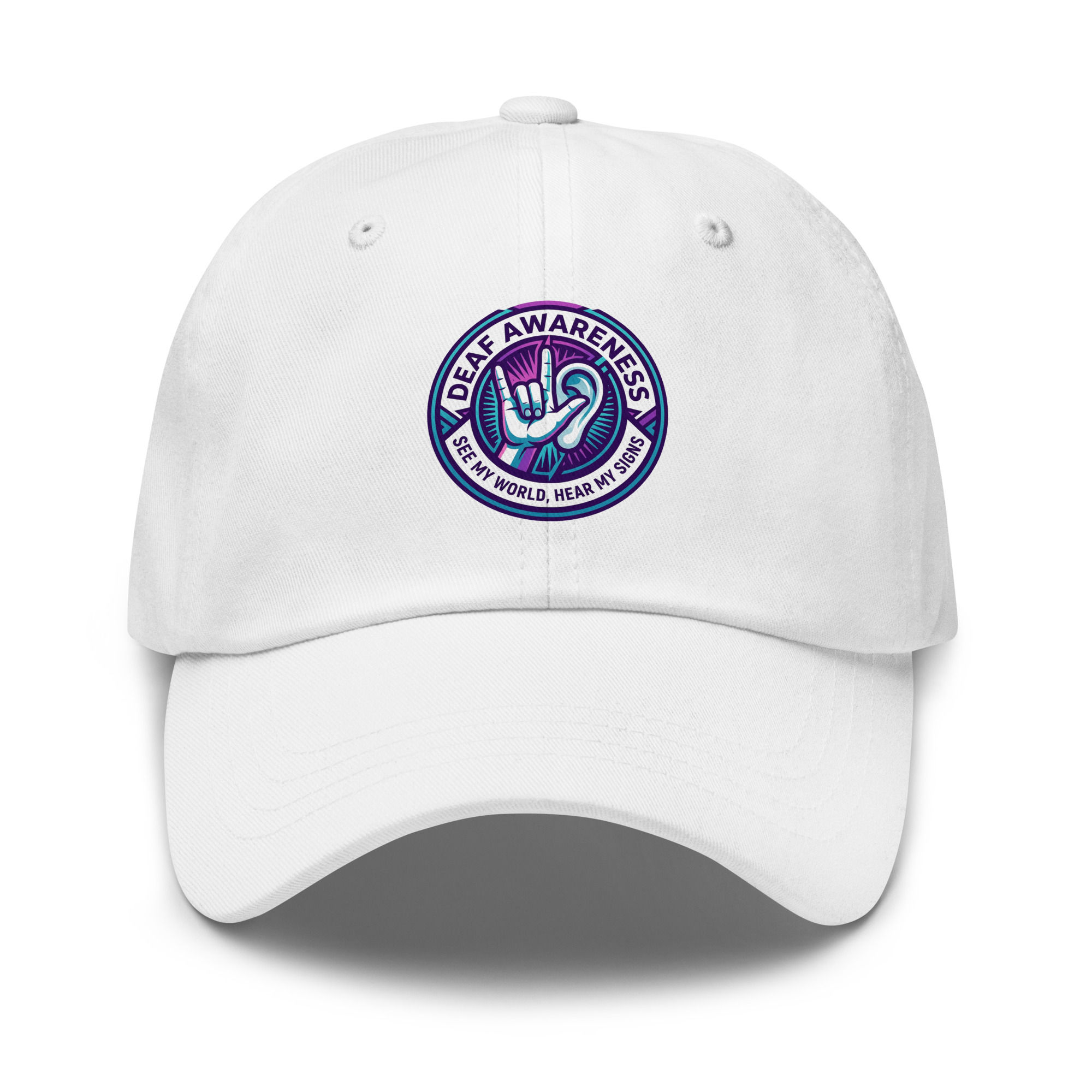 Deaf Awareness Dad hat
