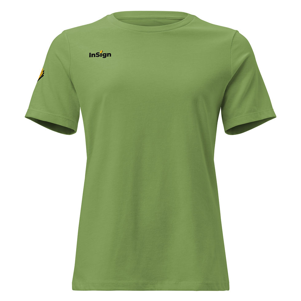 Thumbnail: Gentle Shoulder Tap Women's Relaxed T-Shirt