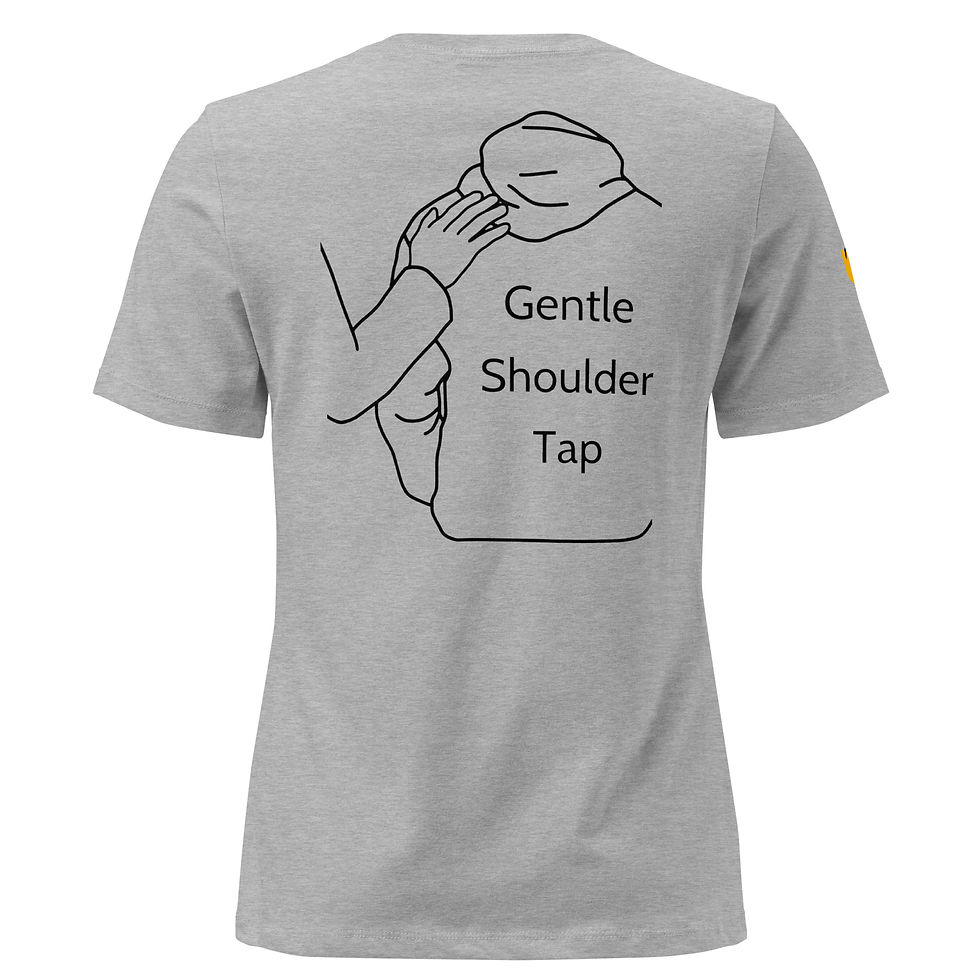 Thumbnail: Gentle Shoulder Tap Women's Relaxed T-Shirt