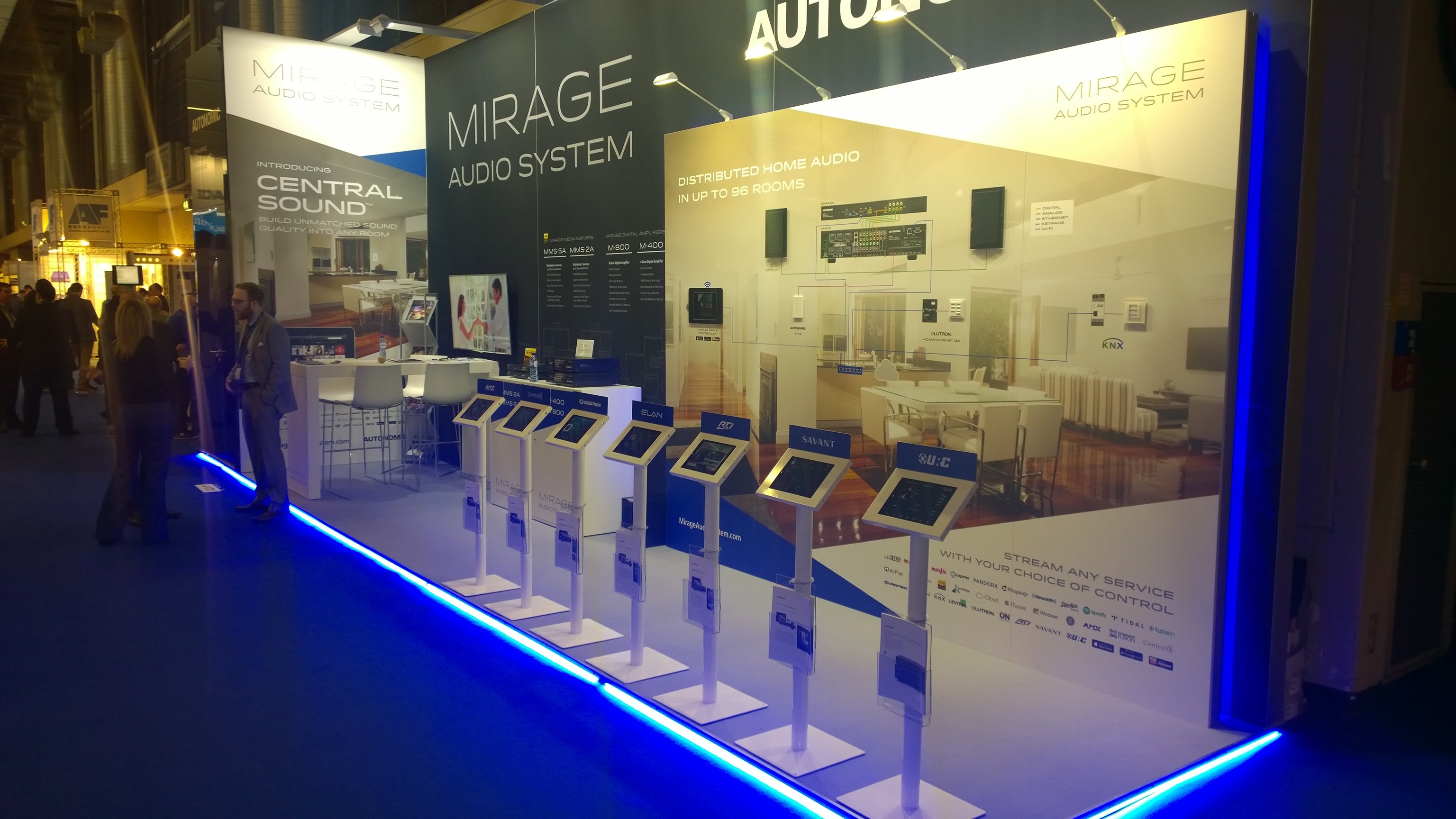 Exhibition floor stand