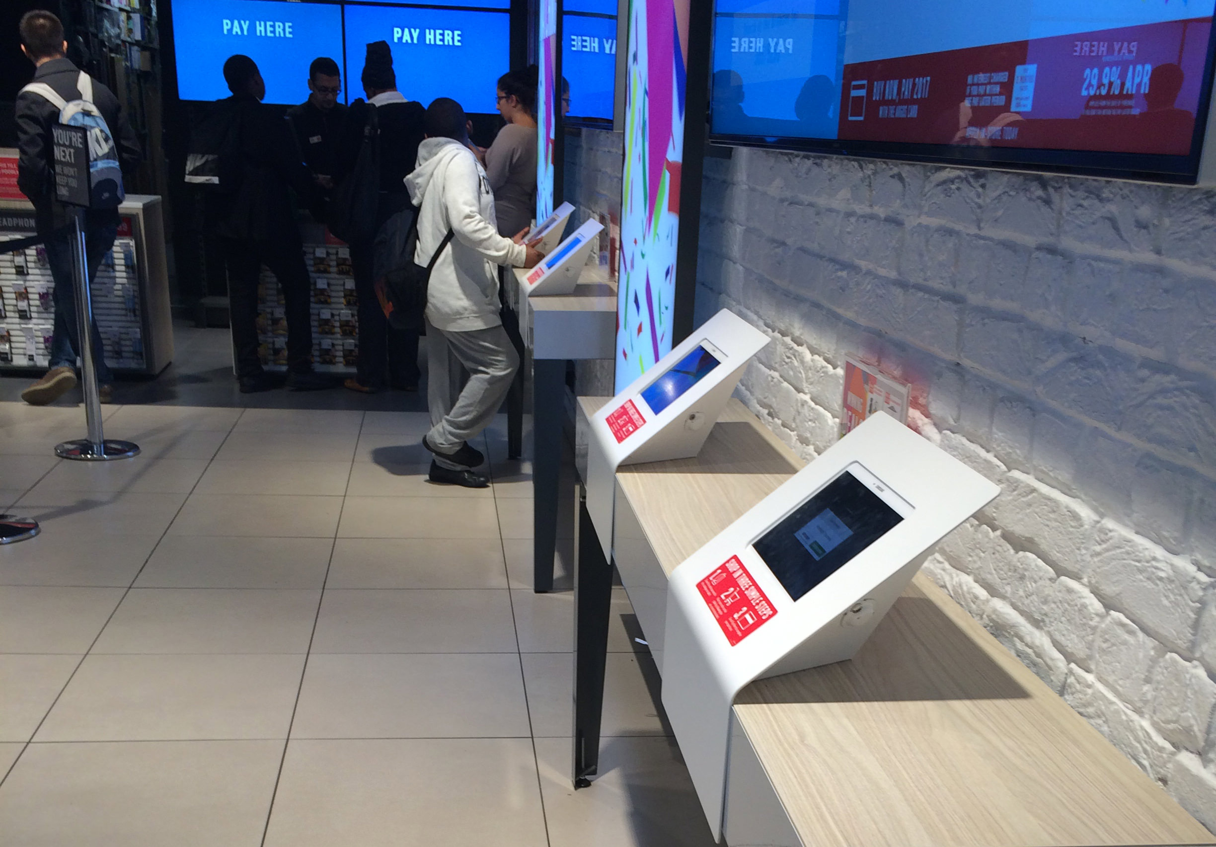 Pay Here Custom enclosure