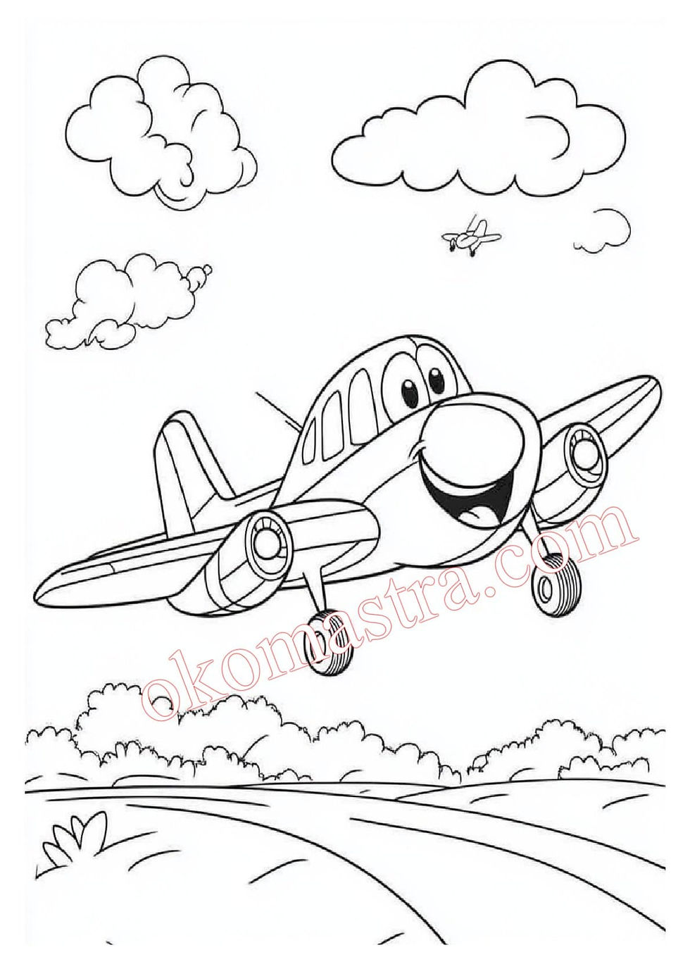 Thumbnail: Black and white image for coloring.Coloring books for children. The format is convenient for printing. Print and draw.