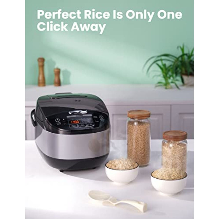 Thumbnail: Japanese Large Rice Cooker with Fuzzy Logic Technology 11 Presets 10 Cup Uncooke