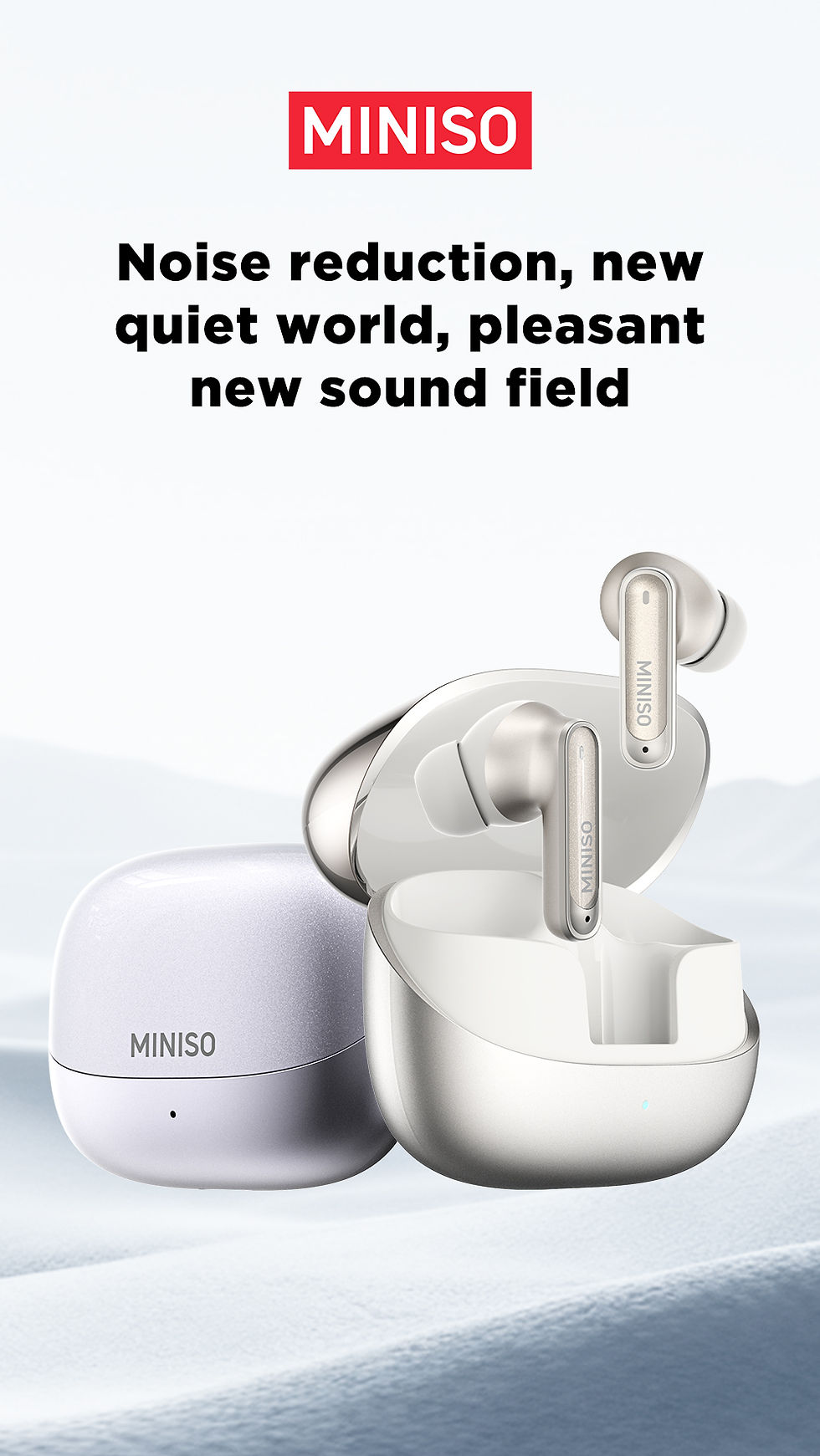 Thumbnail: MINISO MS106 Bluetooth Earphone TWS Wireless Headphones Long Battery Life Sports