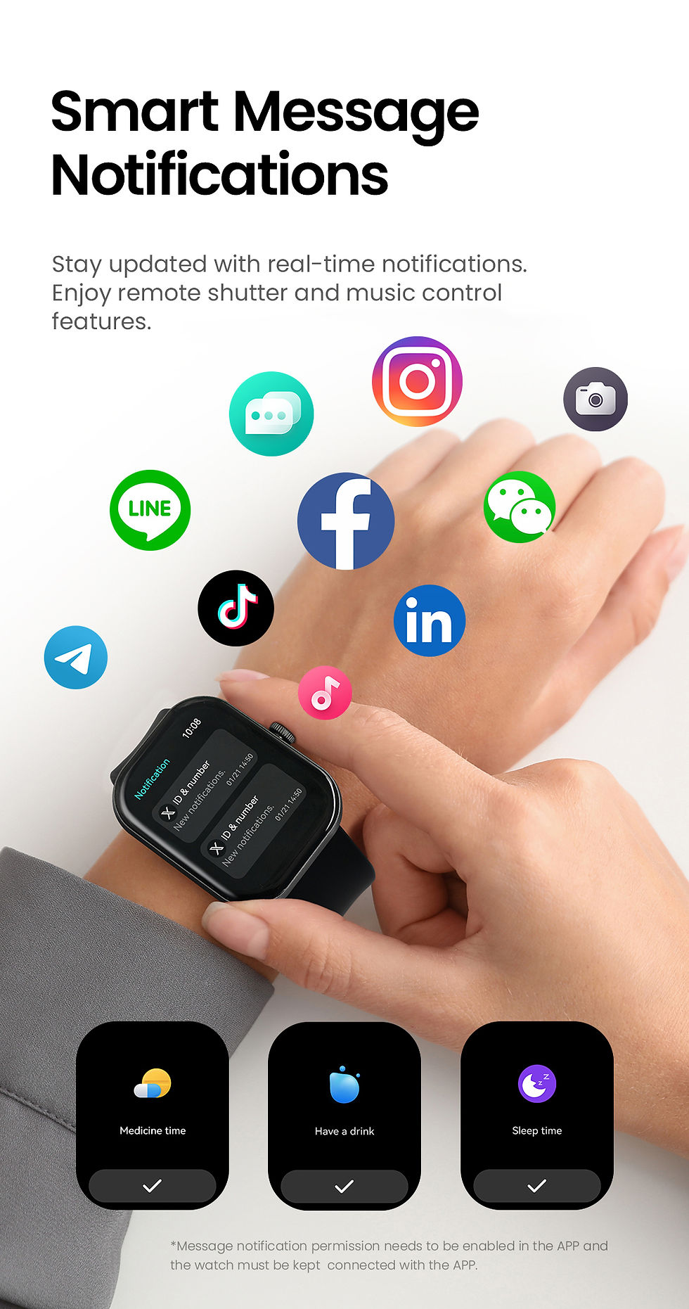 Thumbnail: HAYLOU Watch S6 Smartwatch 2.01" HD Display Smart Watch Bluetooth Voice Callings
