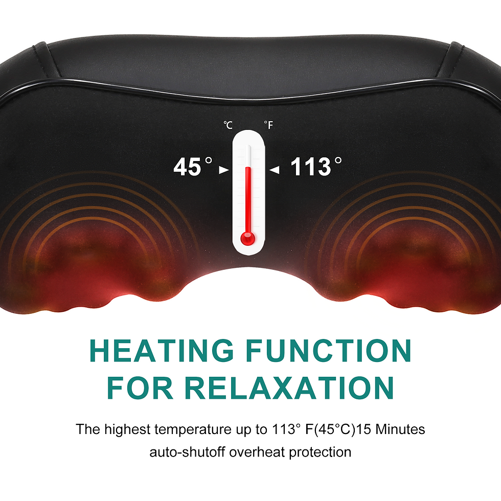 Thumbnail: Shiatsu Neck and Back Massager,Back Massager for Pain Relief Deep Tissue,Neck an