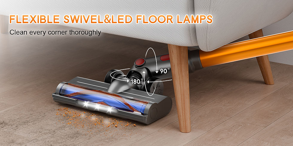Thumbnail: Honki 78KPA Cordless Vacuum Cleaner with LED High Power Strong Suction Wet and D