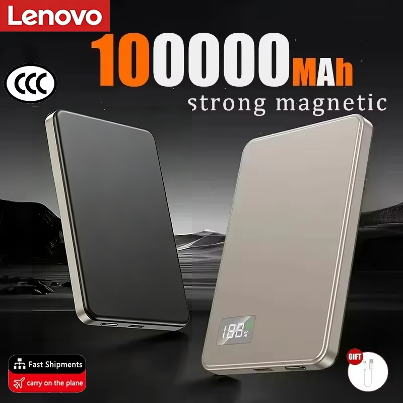 Thumbnail: Lenovo 2026 500000mAh Magnetic Wireless Power Bank Ultra Thin Portable CCC Certi