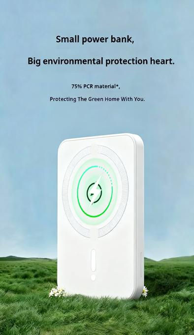 Thumbnail: 10000mAh Magnetic Power Bank, 22.5W Fast Charging Wireless Portable Charger, Ant