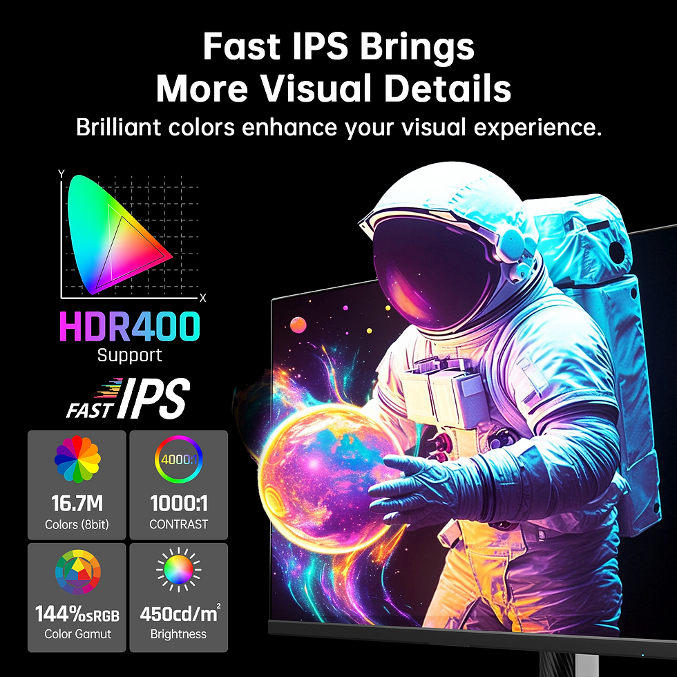 Thumbnail: KTC 27 Inch White Gaming Monitor 300Hz/320Hz, QHD 1440P Fast IPS Computer Monito
