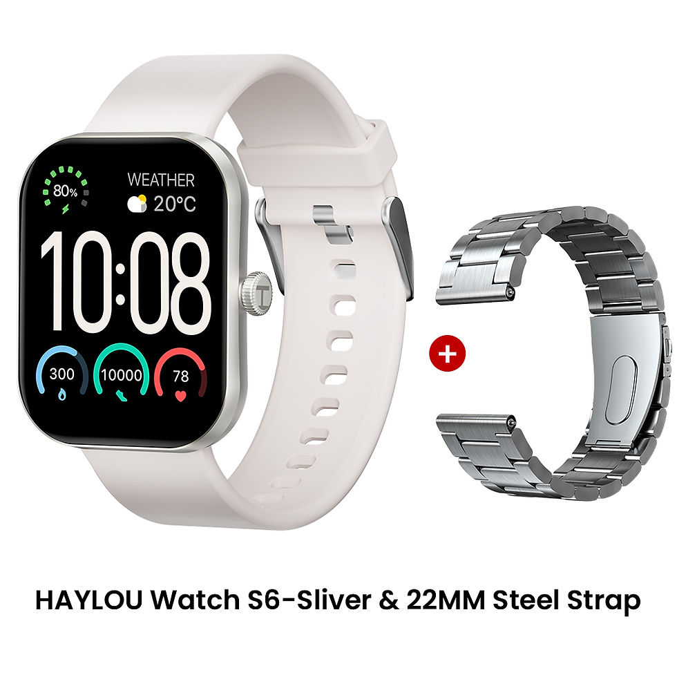 Thumbnail: HAYLOU Watch S6 Smartwatch 2.01" HD Display Smart Watch Bluetooth Voice Callings