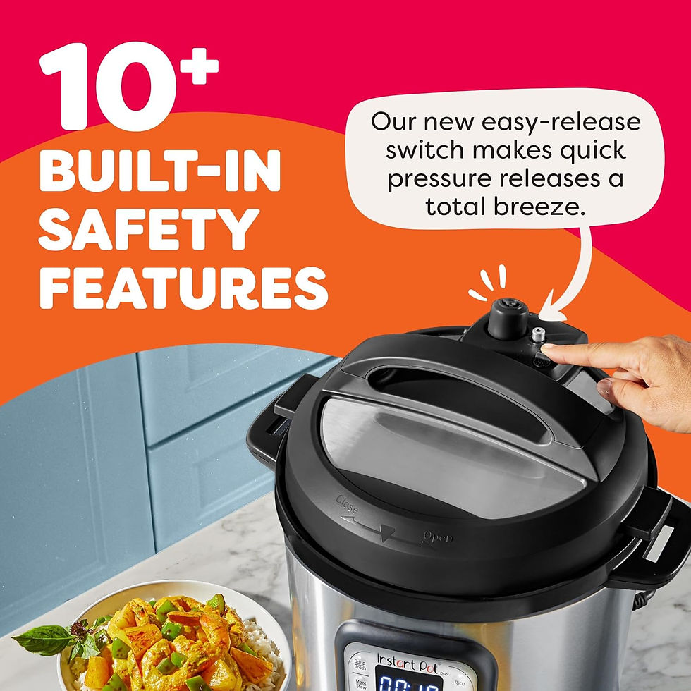 Thumbnail: 7-in-1 Electric Pressure Cooker, Slow Cooks, Steams, Sautés, Makes Rice & Yogur