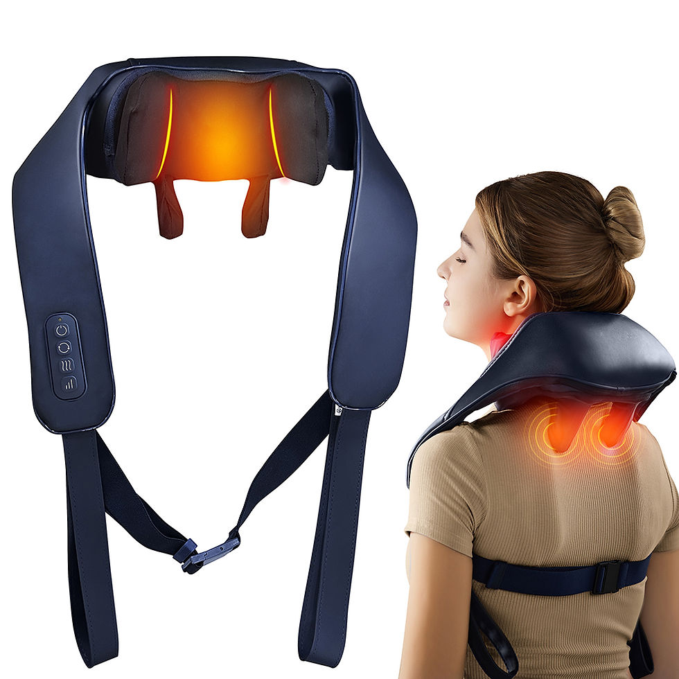 Thumbnail: Neck Massager Shiatsu Back Neck Massager with Heat Electric Massager for Back Sh