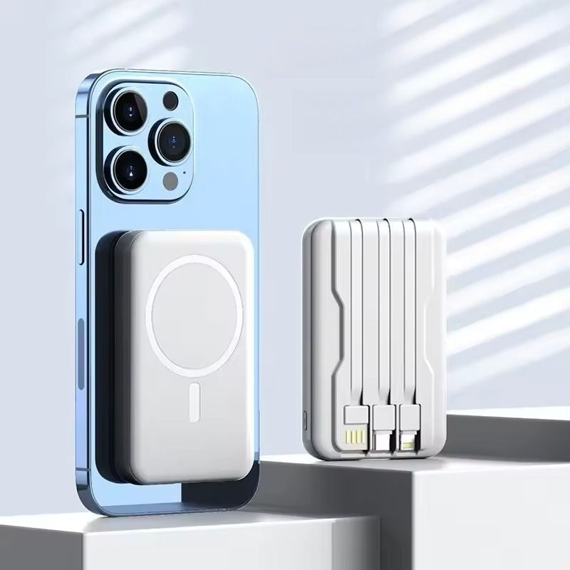 Thumbnail: Magnetic Power Bank for Magsafes 10000mAh Wireless PD 22.5W Fast Charger Powerba