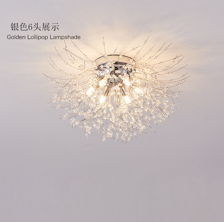 Thumbnail: Dandelion Crystal Chandelier Nordic Modern Living room Dining Room Bedroom Ceili