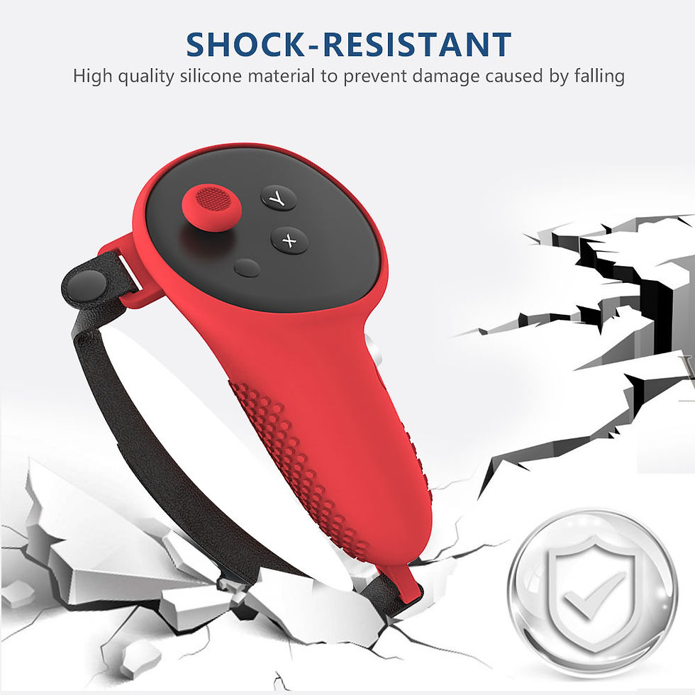 Thumbnail: VR Controller Silicone Protective Cover Handle Grip Shell Full Protective For Me