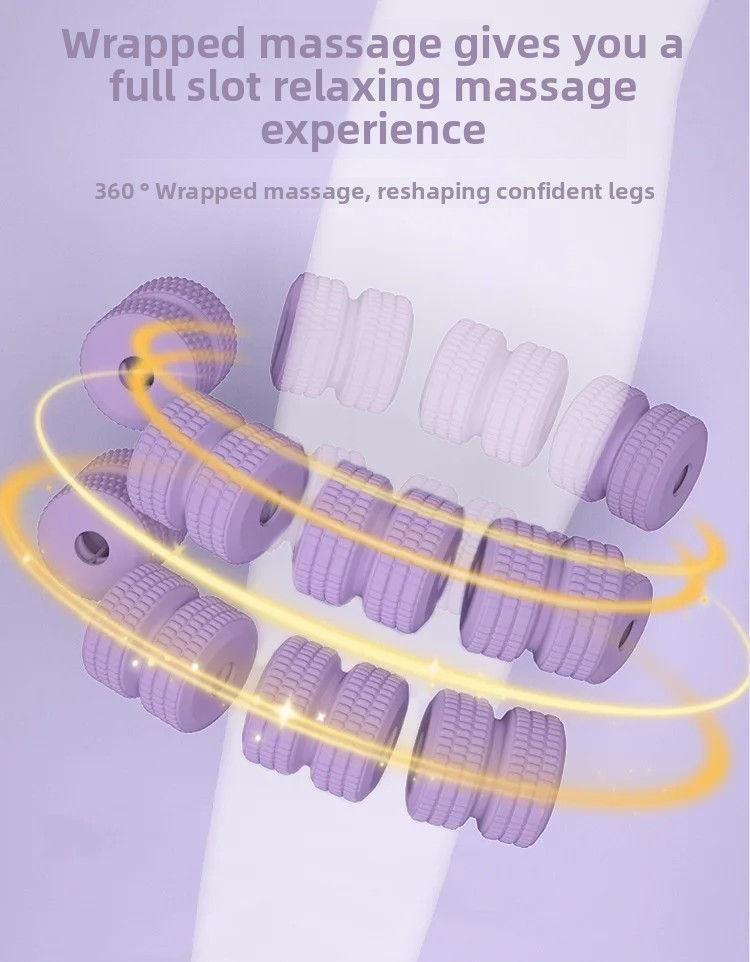 Thumbnail: Newest 28 Wheel Annular Leg Clamp Massager Relax  Massager Anti-cellulite Massag