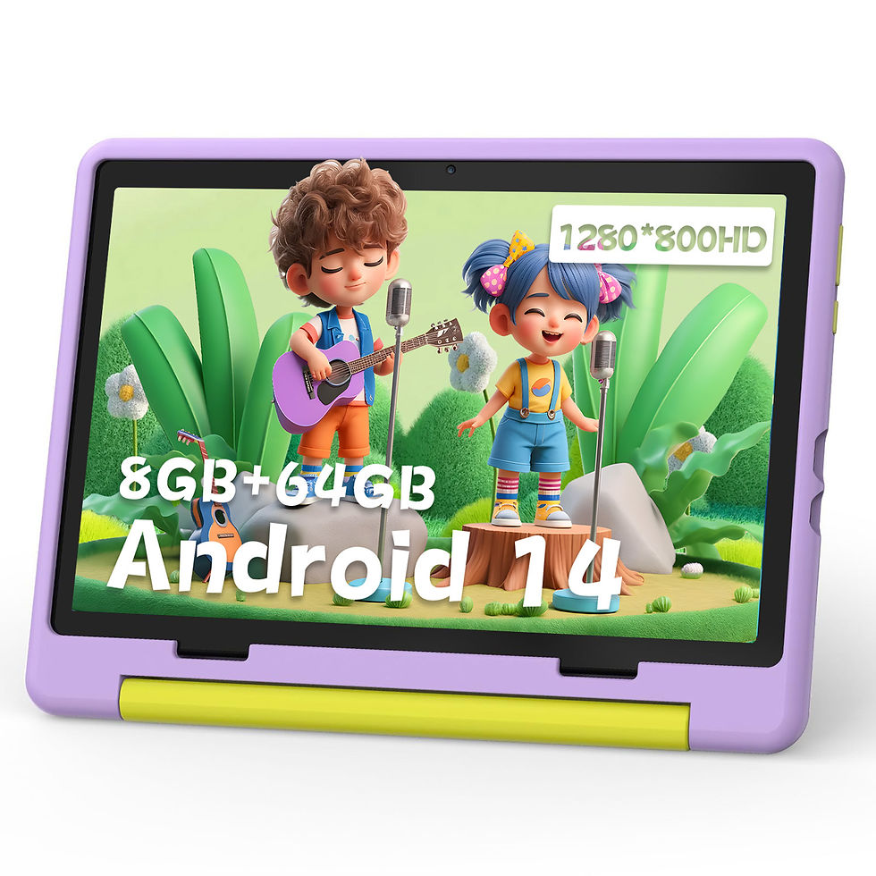 Thumbnail: KT1016 Kid Tablet 10.1 inch Android 14 Quad Core 8GB RAM 64GB ROM 1TB Expand WiF
