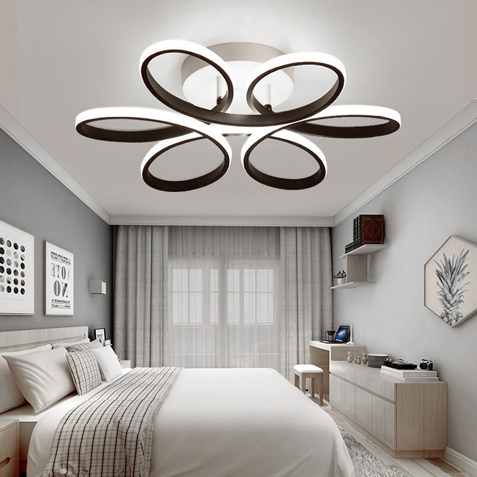 Thumbnail: LED Ceiling Lamp Three Colors Flush Mount Lamp Modern Style Hallway Balcony Bedr