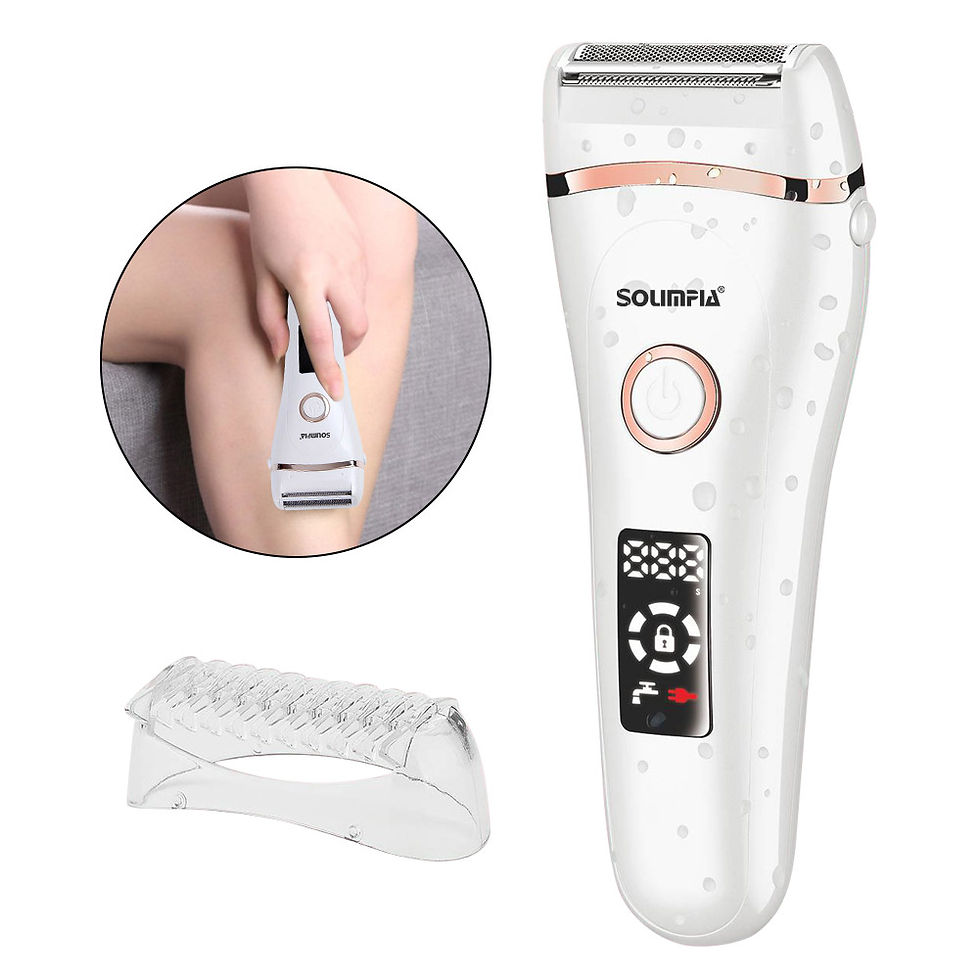 Thumbnail: Hatteker 2-in-1 Epilator Hair Remover Leg Body Portable Lady Shaver Hair Removal