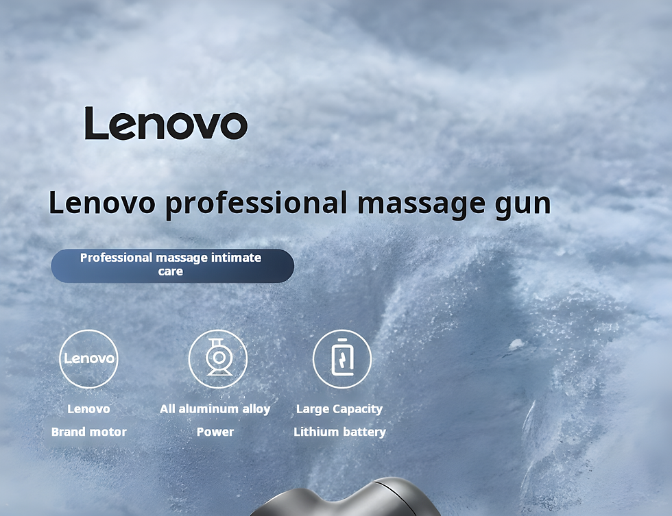 Thumbnail: Lenovo Brand Fascia Gun Deeply Relieves Muscle Soreness Fitness and Relaxation E