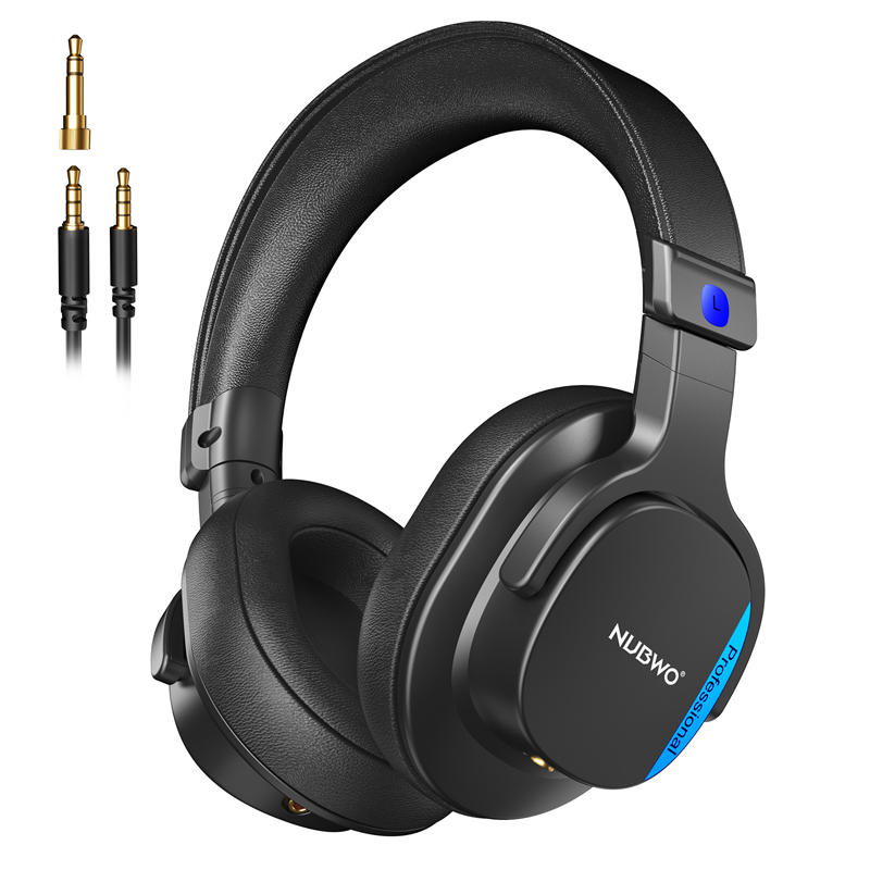 NEW NUBWO HD01 Studio Wired Headphones Hi-Res Over Ear Headphones 180° Flip Ear