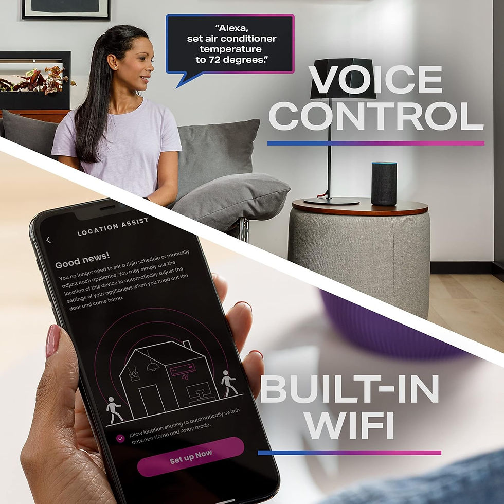 Thumbnail: Profile ClearView Window Air Conditioner 8,300 BTU, WiFi Enabled, Ultra Quiet fo