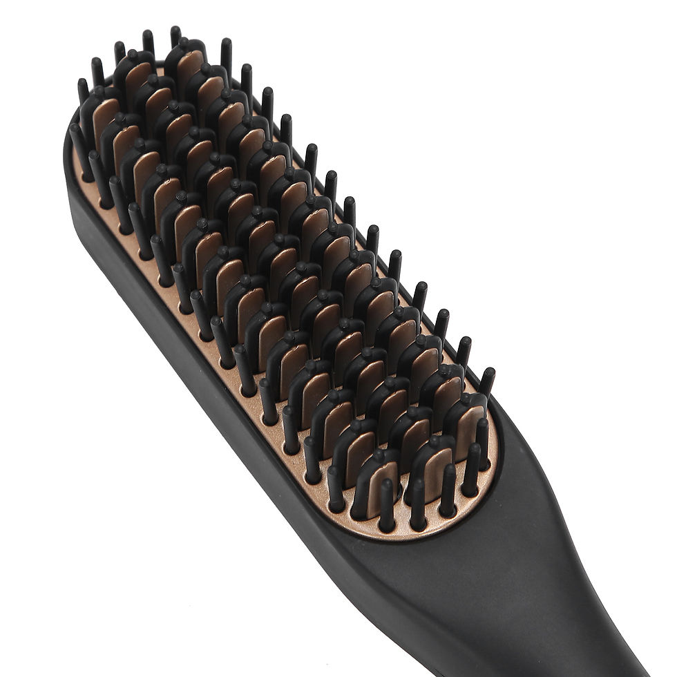 Thumbnail: Heated Men Hair Comb Electric Beard Straightening Comb Multifunctional Beard Str