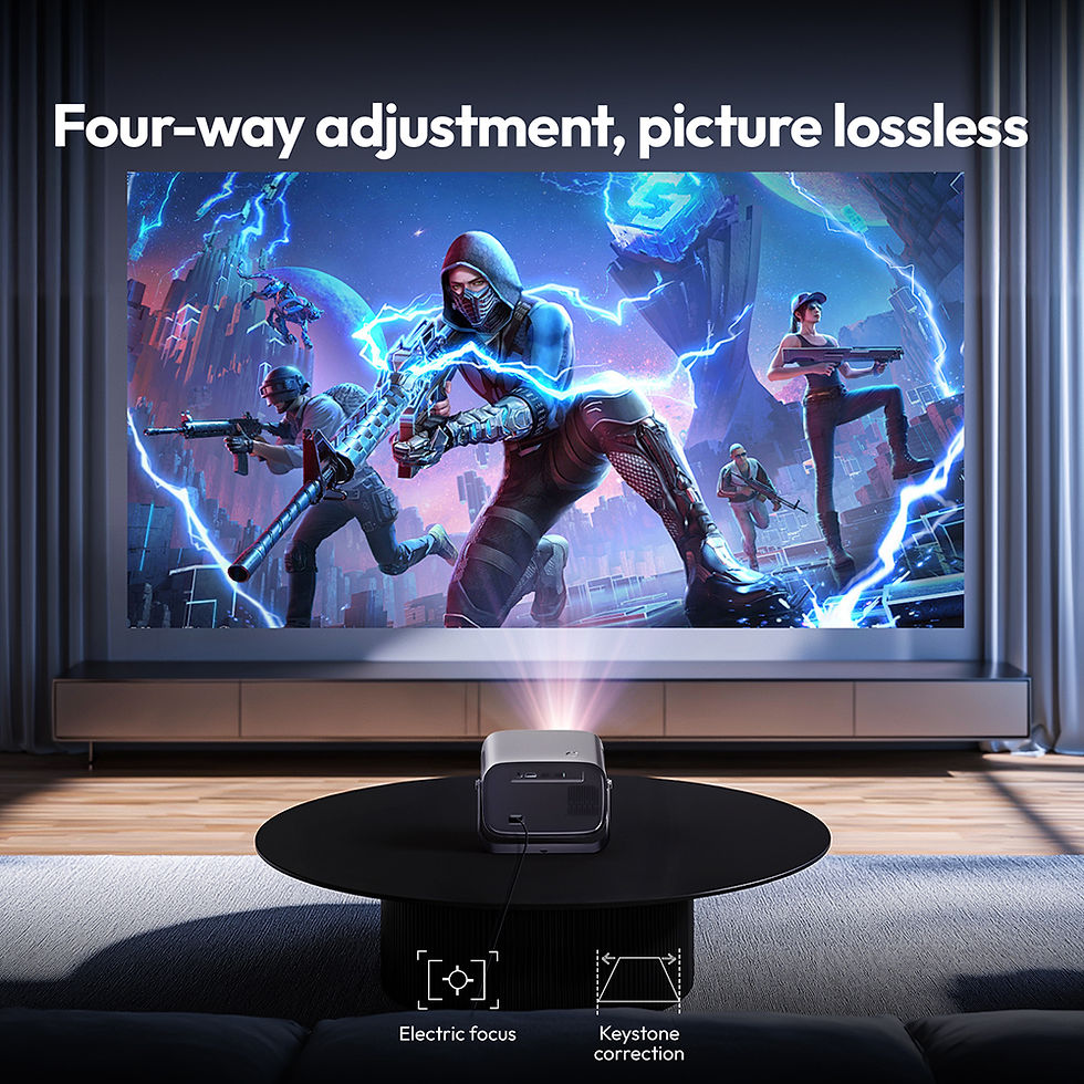 Thumbnail: VEVSHAO A12 Projector Mini Portable  LED Video Android 13.0 WIFI 6 Mirror SmartP