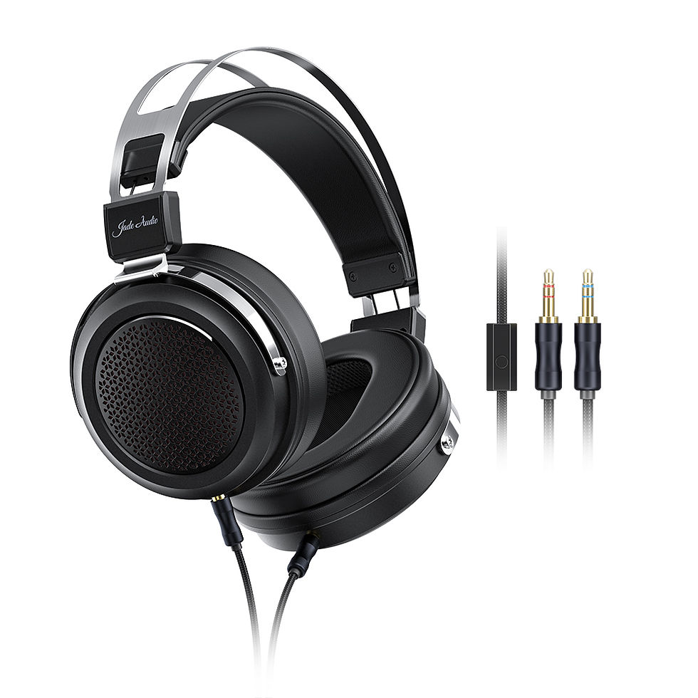 Thumbnail: FiiO JT1 3.5mm Studio Headphones for Recording Gaming with Microphone, 50mm Diap