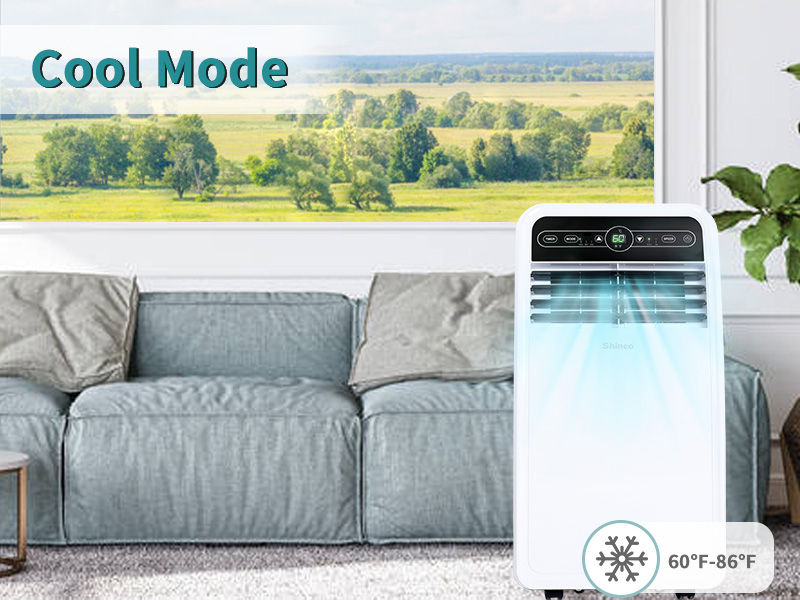 Thumbnail: Shinco 10,000 BTU Portable Air Conditioner, Portable AC Unit with Built-in Cool,