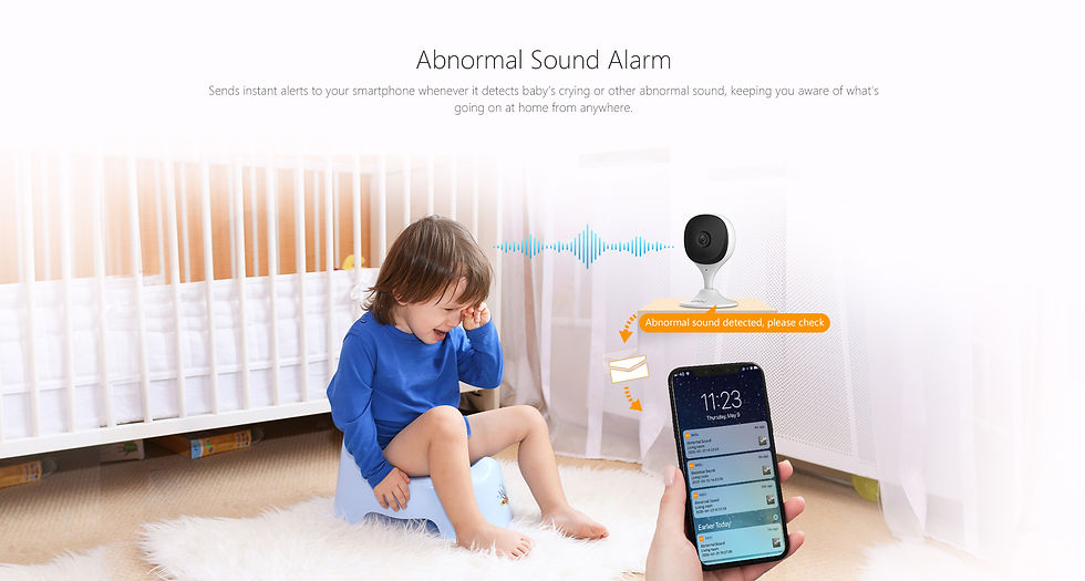 Thumbnail: IMOU Cue 2E 3MP Wifi Security Camera Indoor Baby Monitor Human Detection Night V