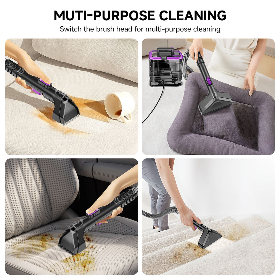 Thumbnail: Honki 530W Carpet Cleaner Machine 20KPa Strong Suction Handheld Multifunctional 