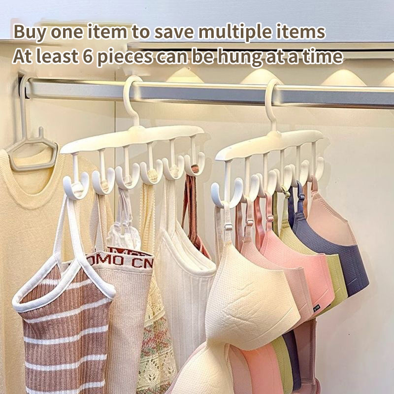Thumbnail: Bra Hanger For Closet 360°Rotating Multi-Functional Racks With Hook For Camisol