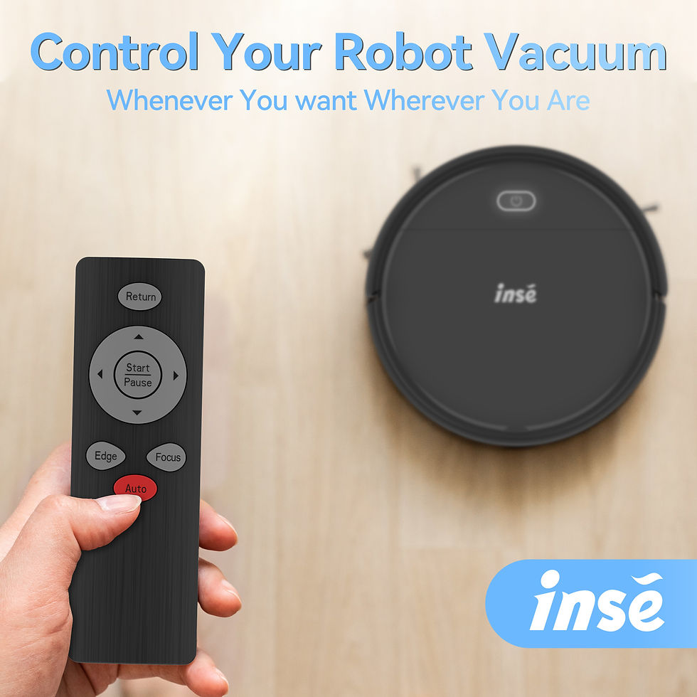 Thumbnail: INSE Robot Vacuum Cleaner 3-in-1 Automatic Cleaning & Charging 4000Pa Suction Du