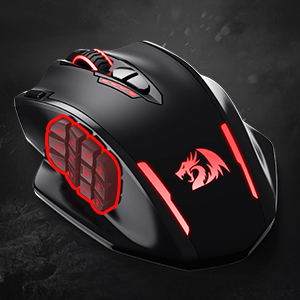 Thumbnail: Redragon M913 Gaming 16000 DPI Wired 2.4Ghz Wireless RGB Optical Gamer Mice 16 P