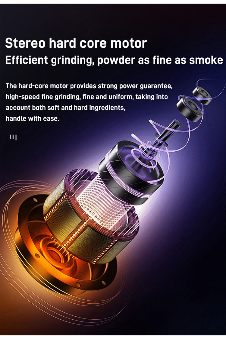 Thumbnail: [Ultra-Fine Powder] Household Grinder Coffee Bean Grain Crushing Mill Electric S