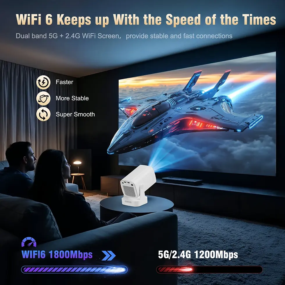 Thumbnail: Magcubic Video 4K Projector HY310 1080P 330ANSI Mini Projector Auto Focus 4K Nat