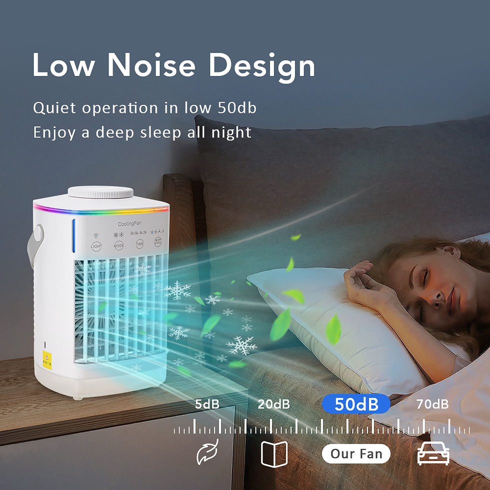 Thumbnail: Small Space Air Conditioning for Home Rechargeable Portable Summer Desktop Air C