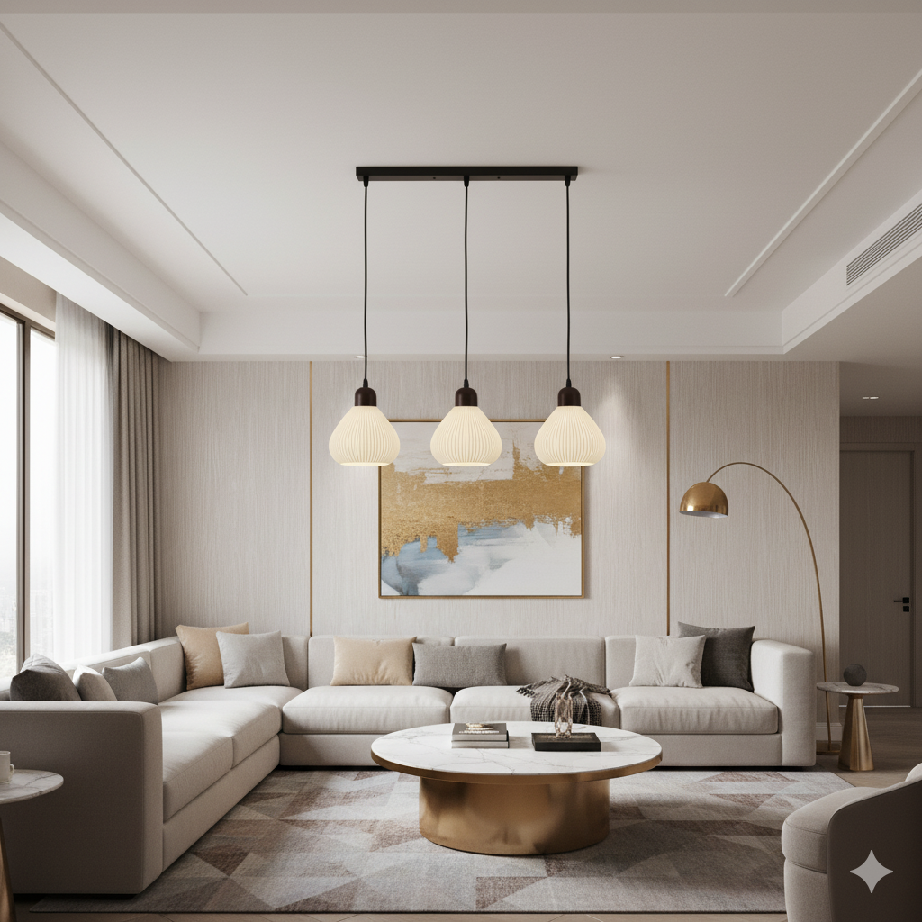 White Pendant Lights For Kitchen Dining Room Home Decor Bar Dining table Glass H