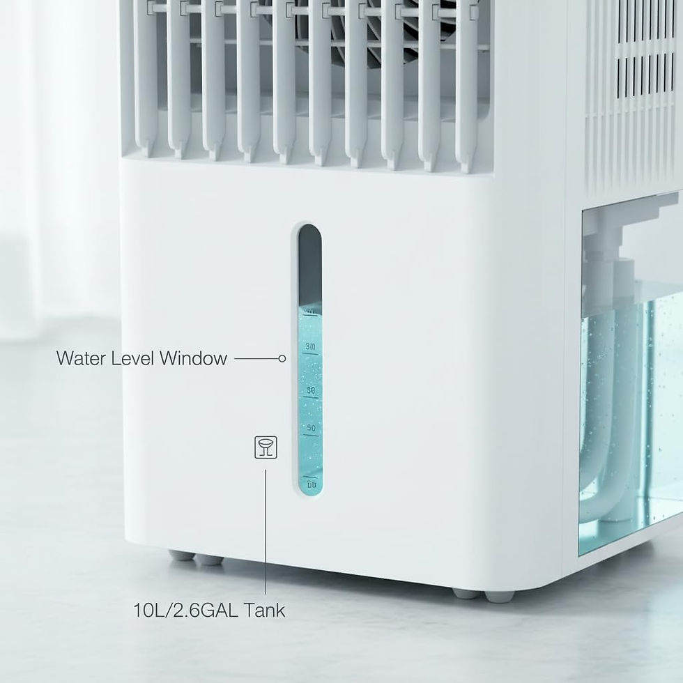 Thumbnail: 2.6 Gal 3-In-1 Swamp Cooler – Portable Evaporative Air Conditioner with HEPA F
