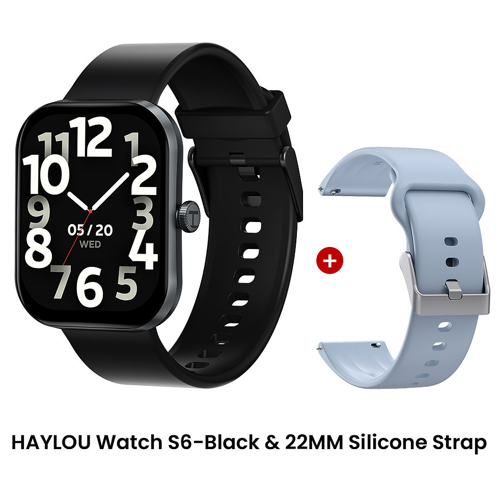 Thumbnail: HAYLOU Watch S6 Smartwatch 2.01" HD Display Smart Watch Bluetooth Voice Callings