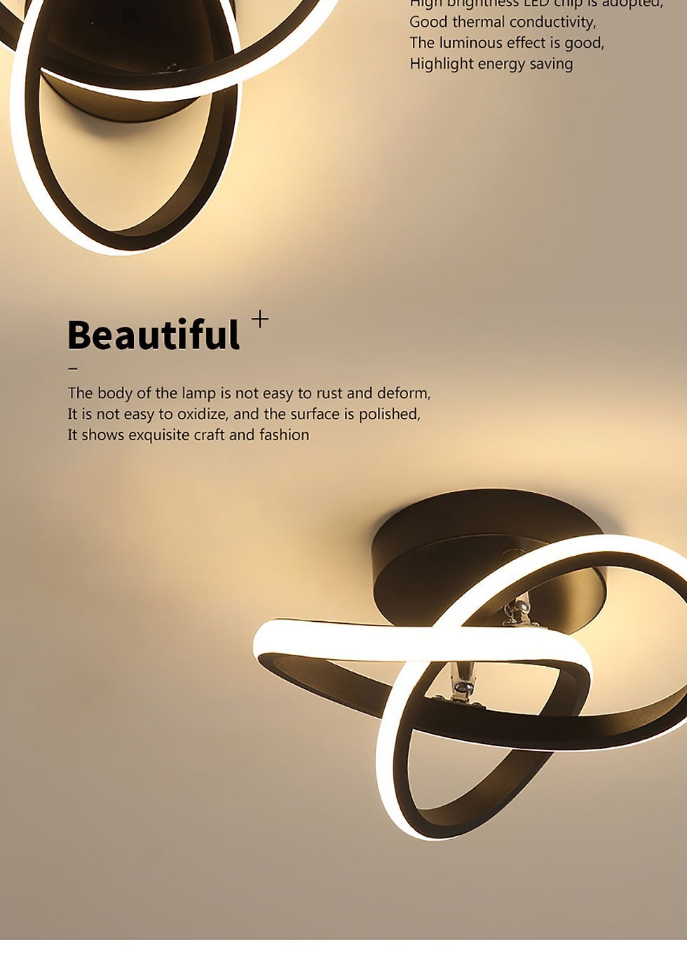 Thumbnail: LED Strip Aisle Ceiling Lights Modern Minimalist Living Room Lamps For Balcony E