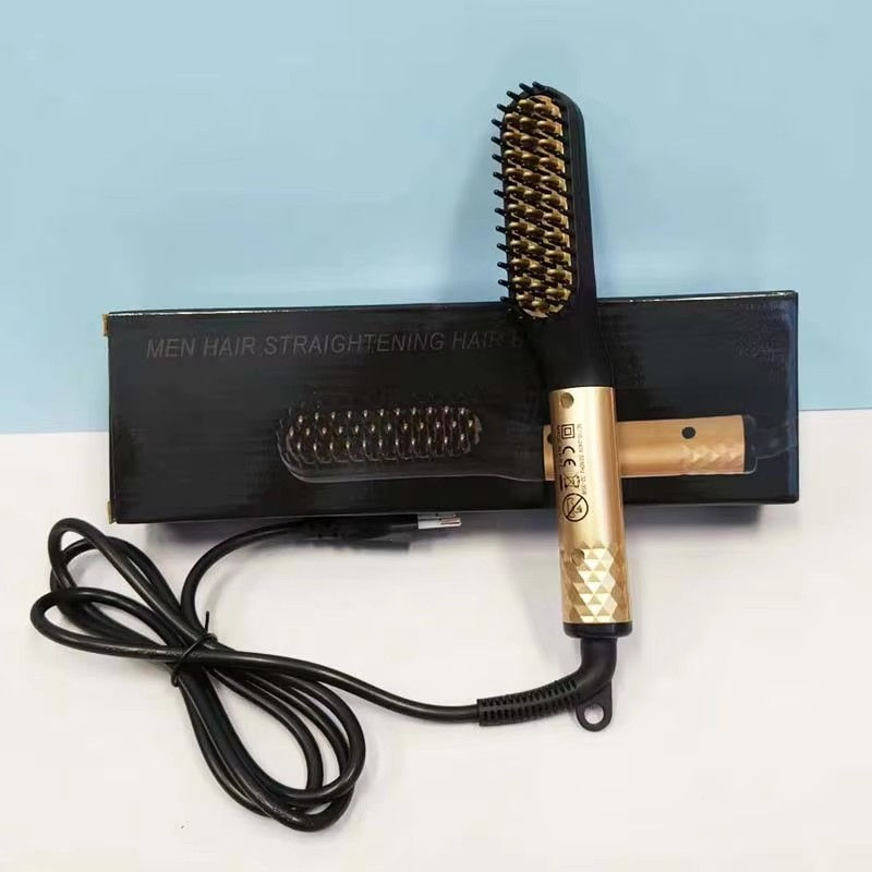 Thumbnail: Hair Straightener Multifunctional Professional For Men Beard Straightener Brush 
