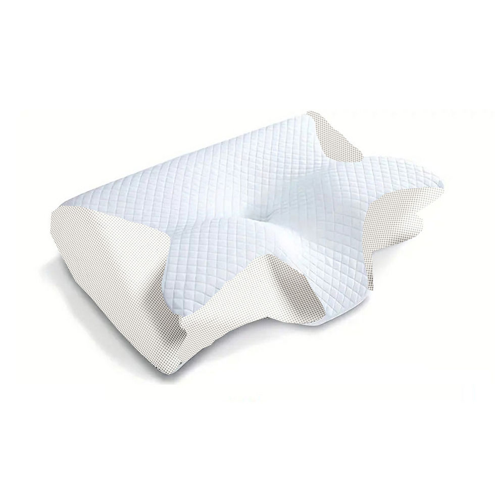 Thumbnail: 1pc Memory Foam Cervical Pillow, 2 in 1 Ergonomic Contour Orthopedic Pillow for 