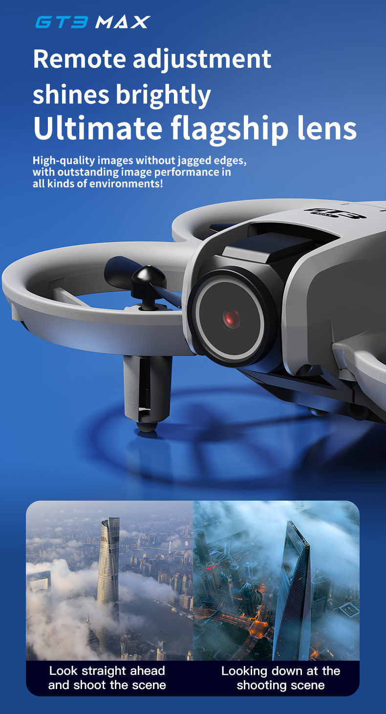 Thumbnail: 2026 NEW GT3 Mini With LED Foldable Drones GPS 8K HD Dual Camera Brushless Motor