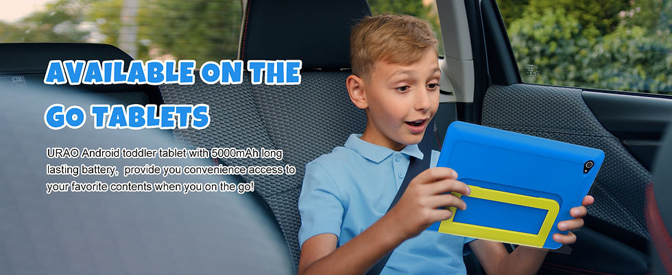 Thumbnail: Kid Tablet Android 15 Tablet for Kids 10 inch 20GB+64GB 8-Core with Case 1TB TF 
