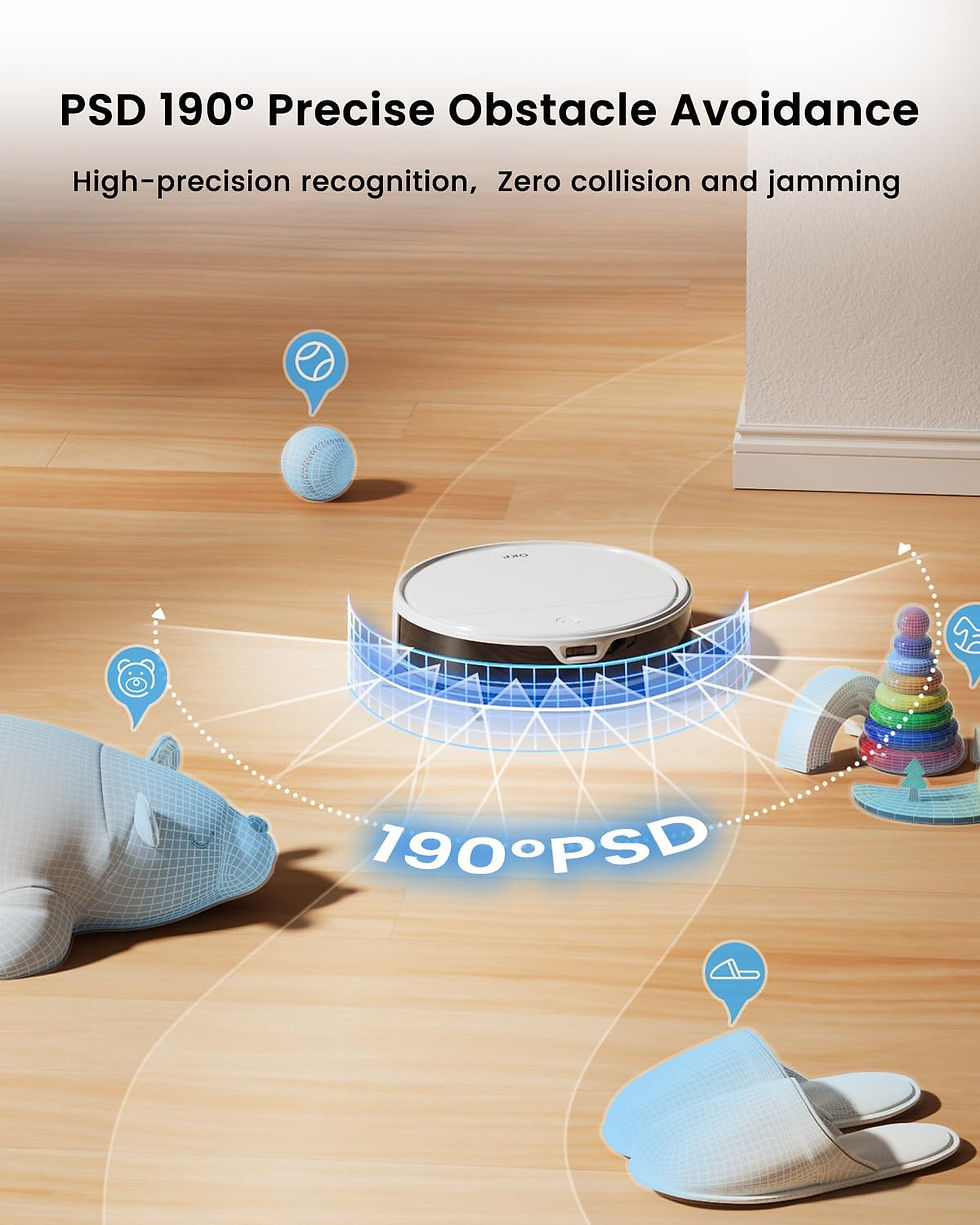 Thumbnail: Ultra Robot Vacuum and Mop Combo with ToF LiDAR Navigation, 170Min Runtime, WiFi