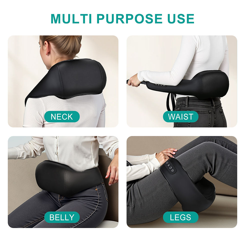Thumbnail: Shiatsu Neck and Back Massager,Back Massager for Pain Relief Deep Tissue,Neck an